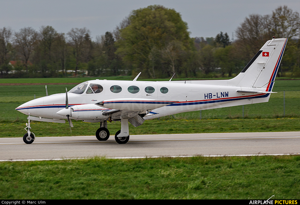 Private HB-LNW aircraft at Augsburg