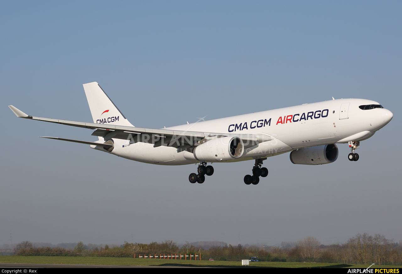 CMA CGM Aircargo (Air Belgium) OO-AIR aircraft at Liège-Bierset