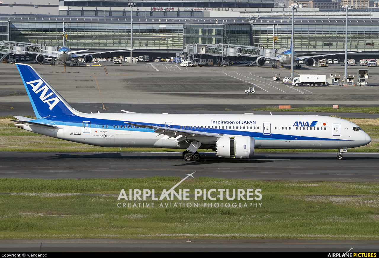 ANA - All Nippon Airways JA928A aircraft at Tokyo - Haneda Intl