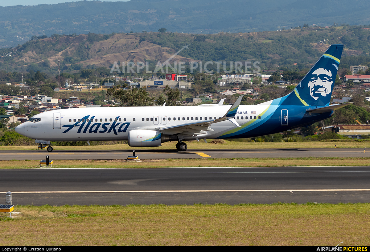 Alaska Airlines N568AS aircraft at San Jose - Juan Santamaría Intl