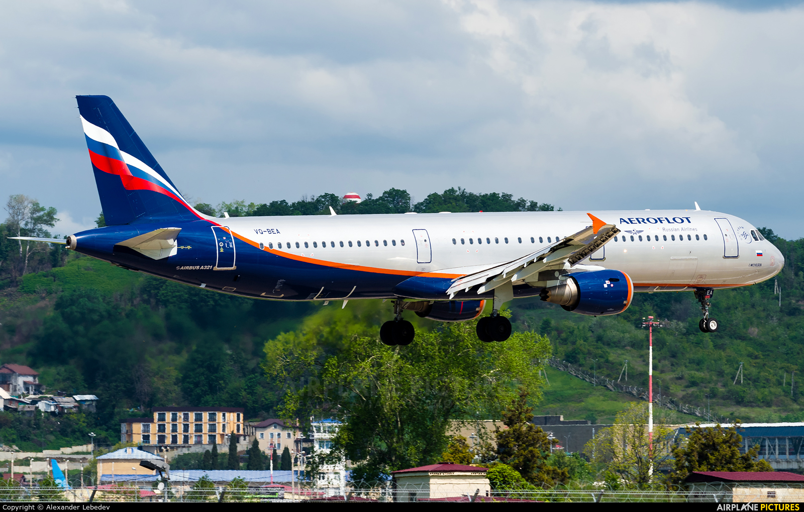 Aeroflot VQ-BEA aircraft at Sochi Intl
