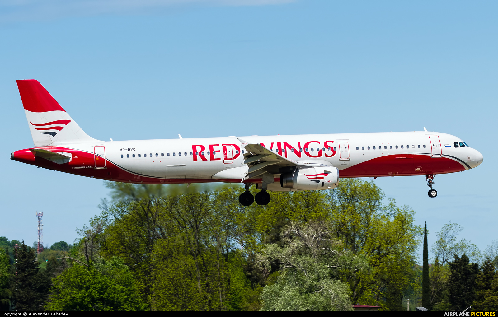 Red Wings VP-BVQ aircraft at Sochi Intl