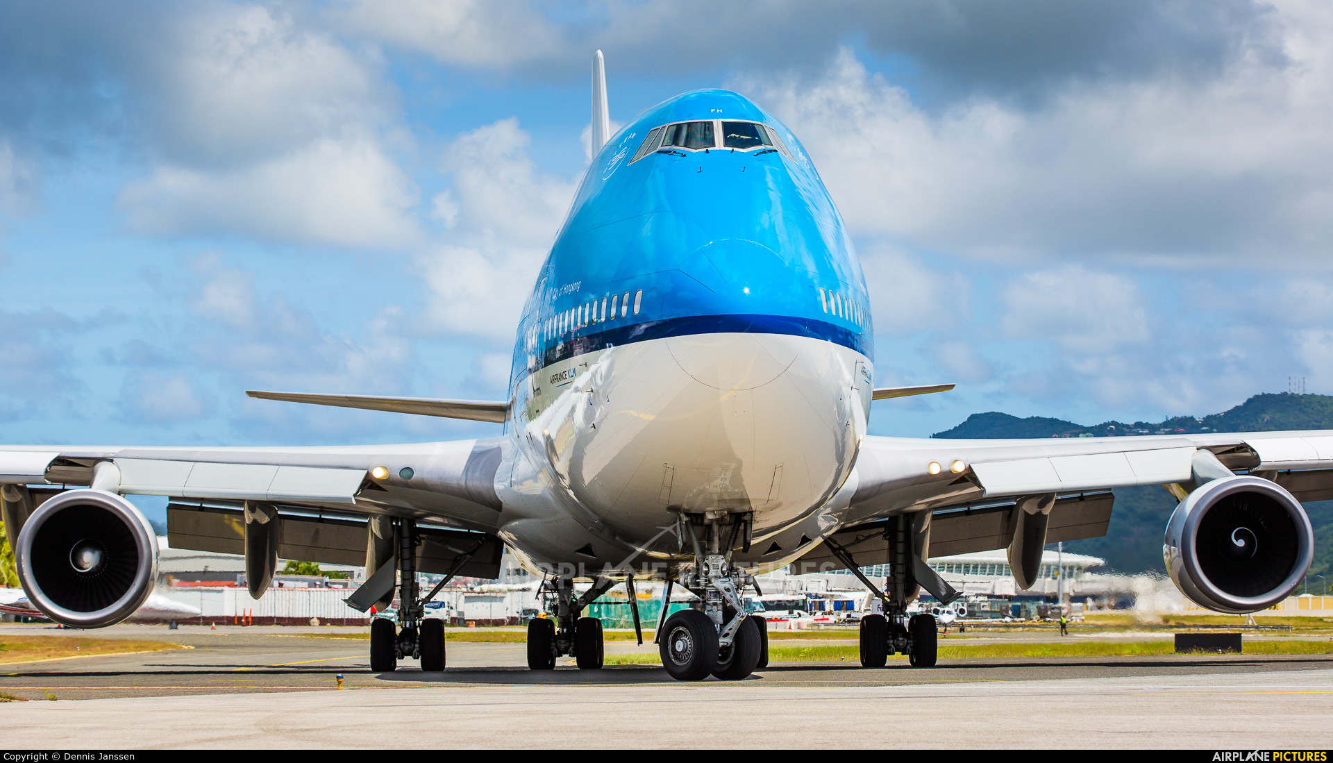 KLM PH-BFH aircraft at Sint Maarten - Princess Juliana Intl