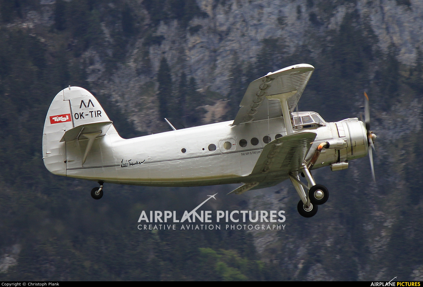 Tiroler Adler OK-TIR aircraft at Innsbruck