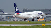 SP-LVF - LOT - Polish Airlines Boeing 737-8 MAX aircraft
