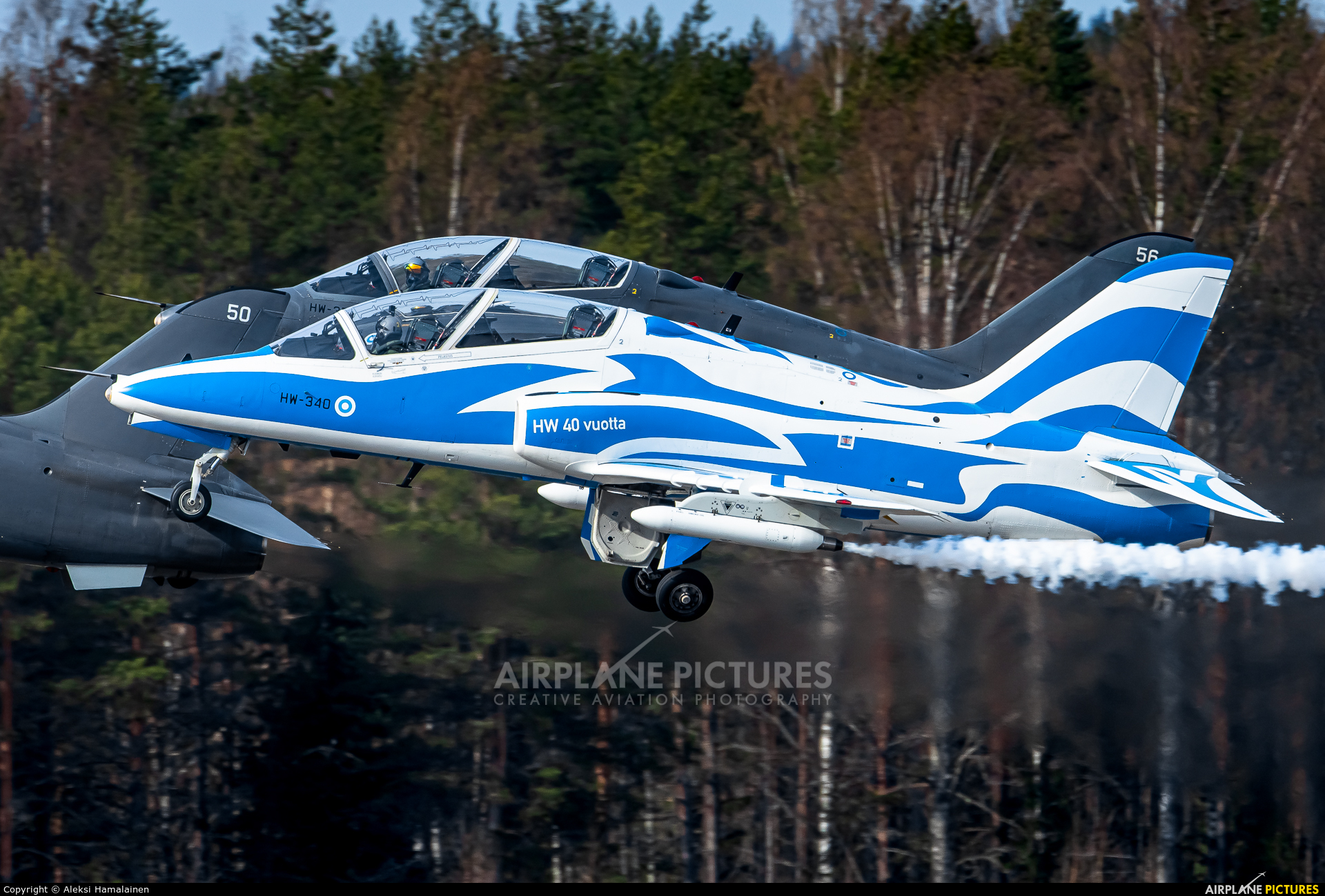 Finland - Air Force: Midnight Hawks HW-340 aircraft at Jyväskylä