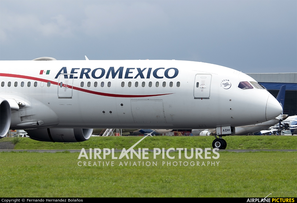 Aeromexico XA-ADH aircraft at San Jose - Juan Santamaría Intl
