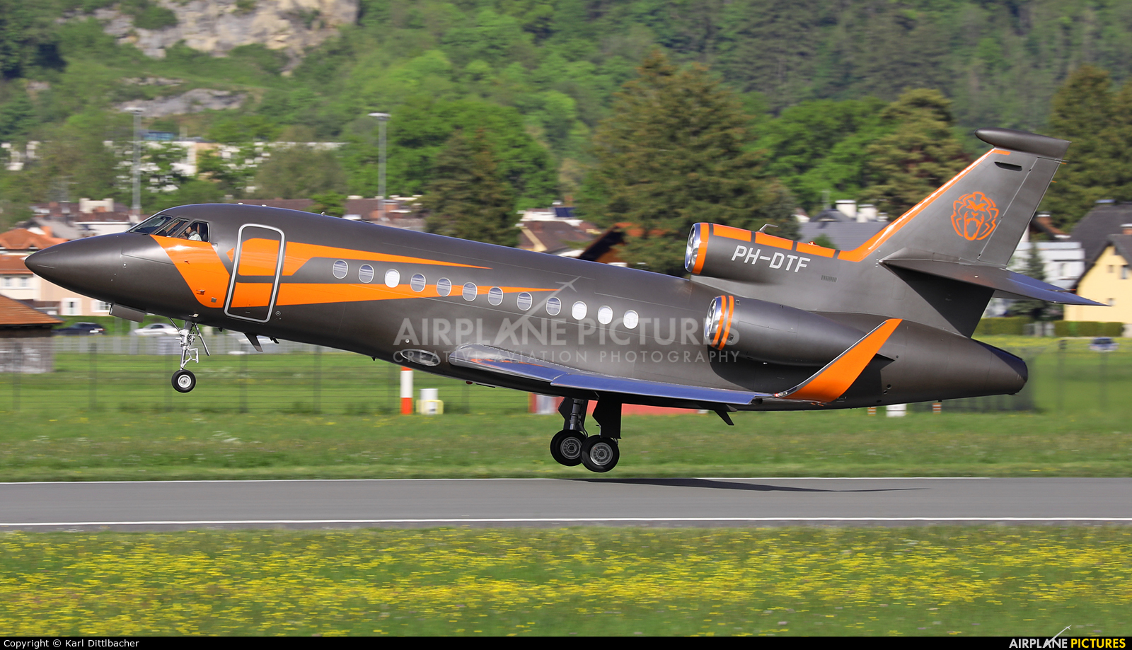 EXXAERO PHDTF aircraft at Salzburg