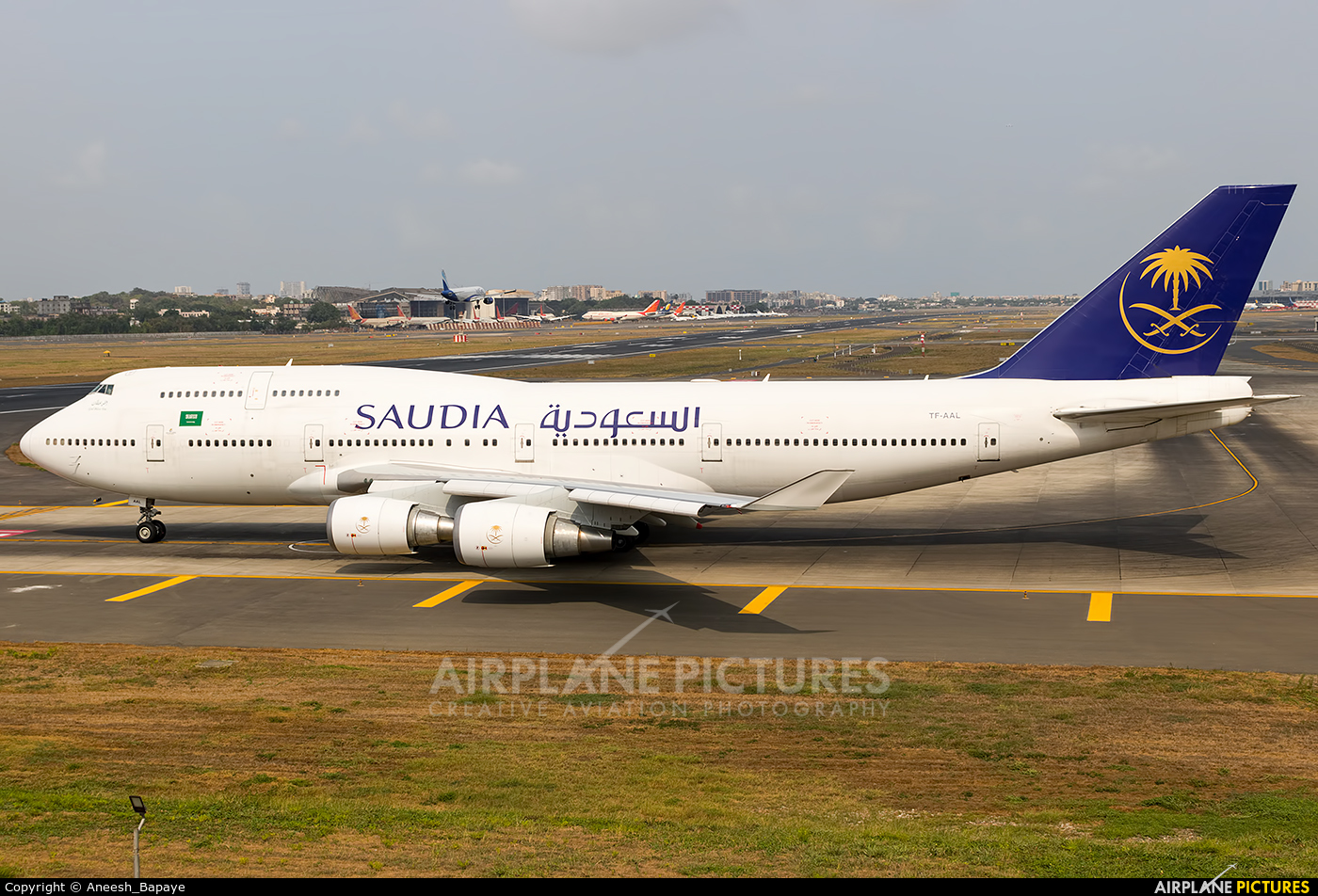 Saudi Arabian Airlines TF-AAL aircraft at Mumbai - Chhatrapati Shivaji Intl