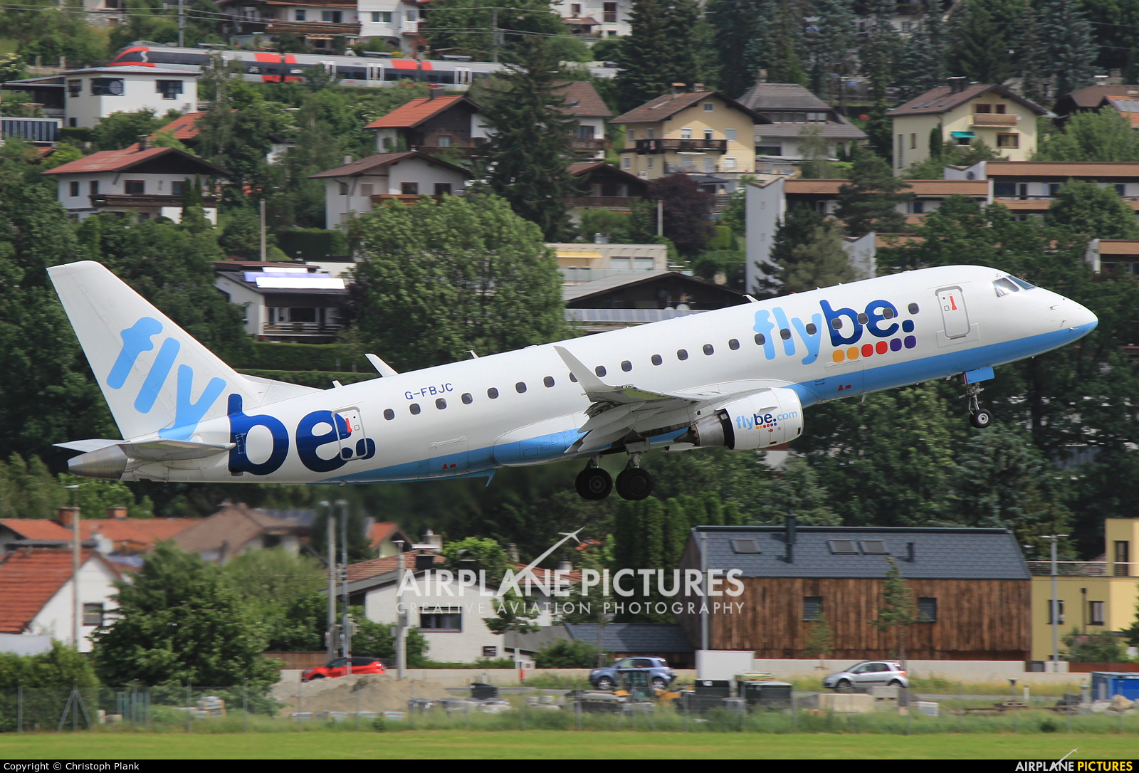 Flybe G-FBJC aircraft at Innsbruck