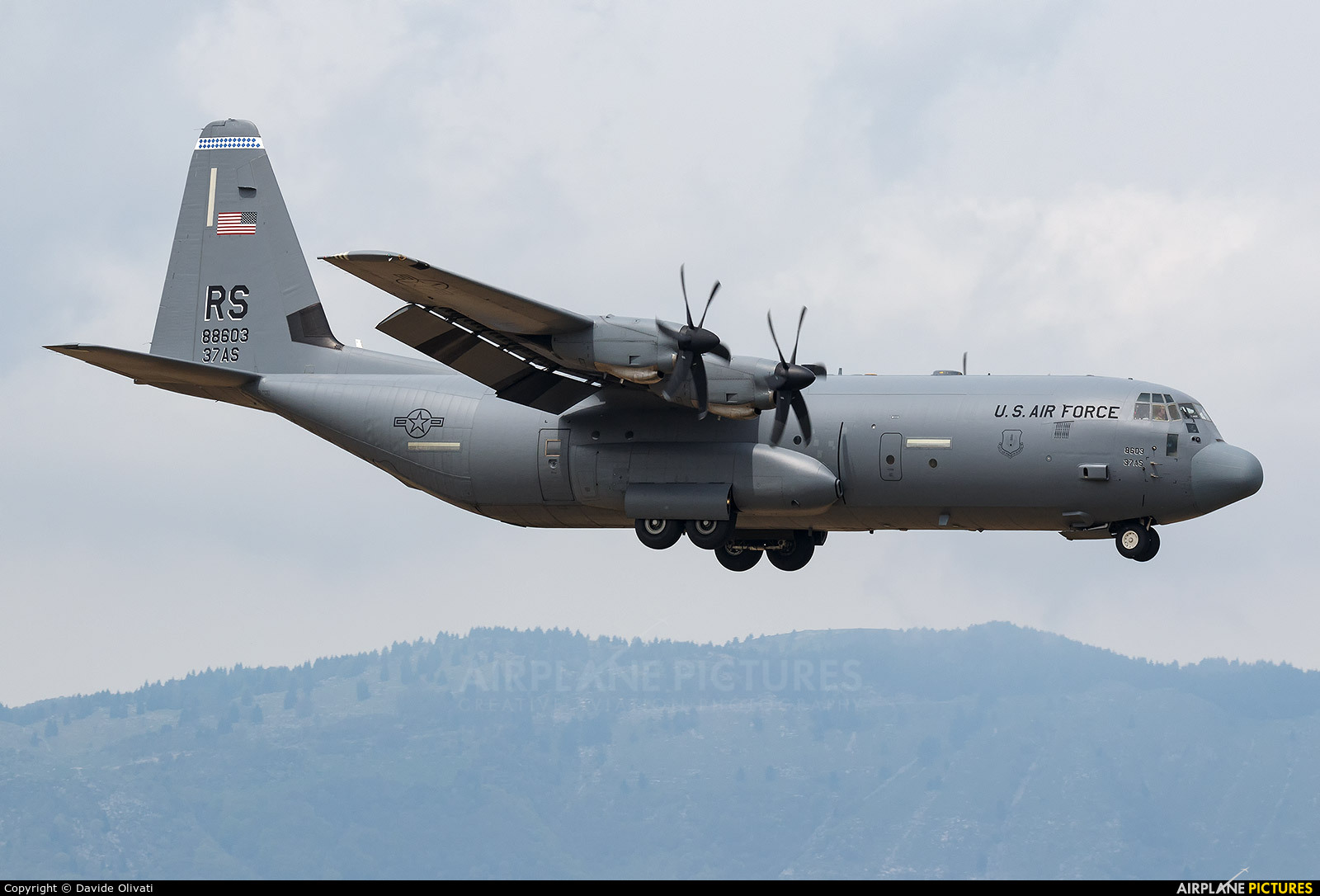 USA - Air Force 08-8603 aircraft at Aviano