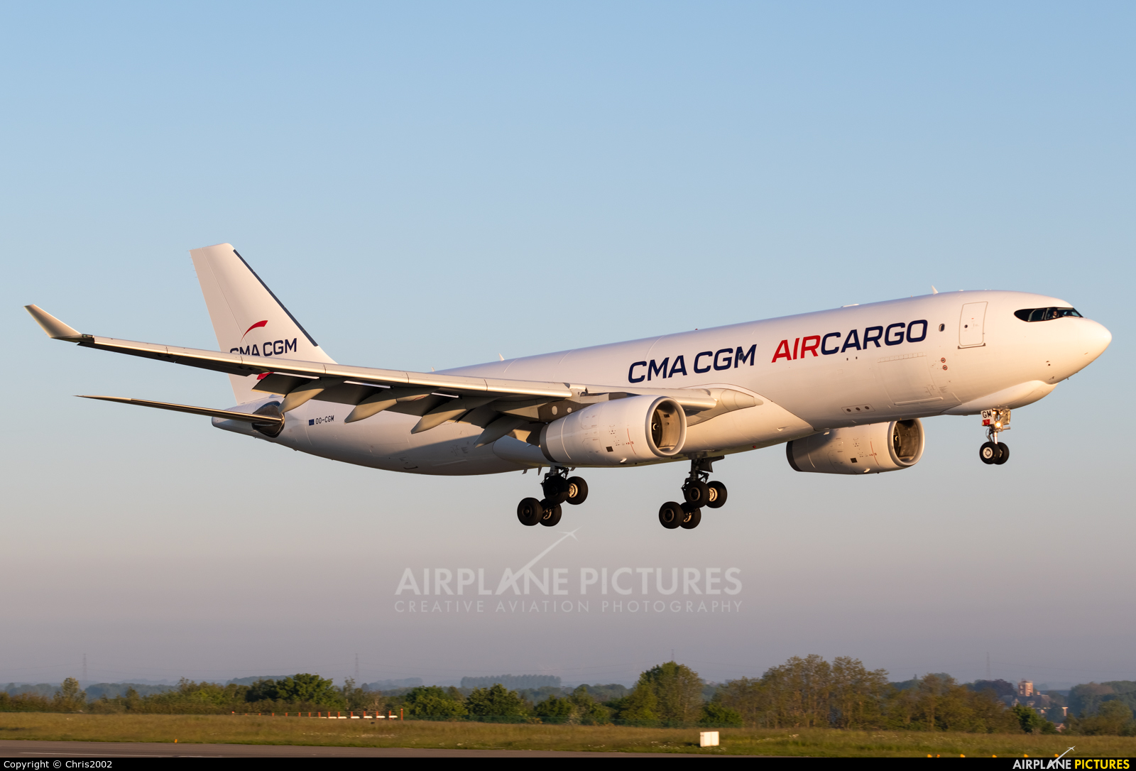 CMA CGM Aircargo (Air Belgium) OO-CGM aircraft at Liège-Bierset