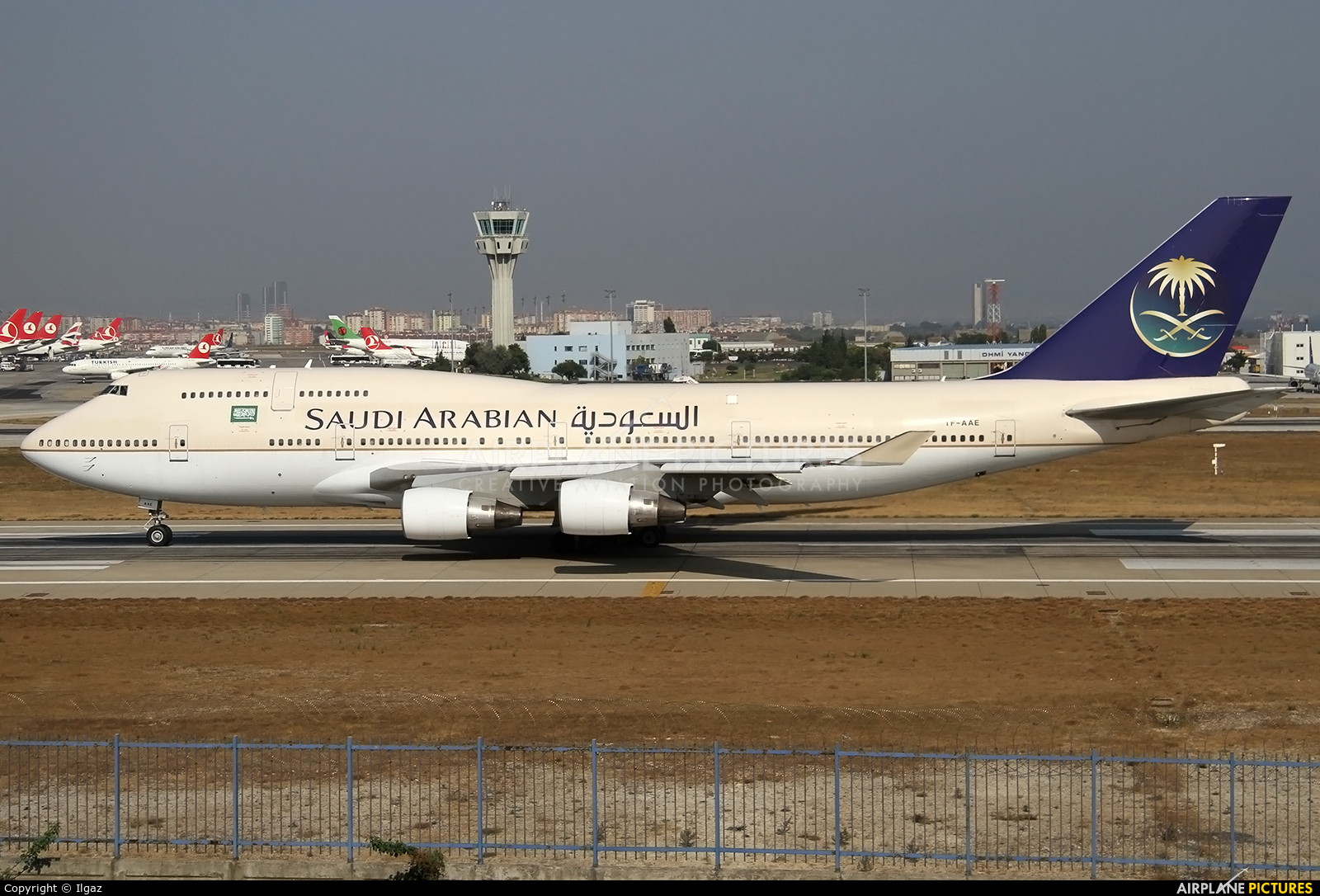 Saudi Arabian Airlines TF-AAE aircraft at Istanbul - Ataturk