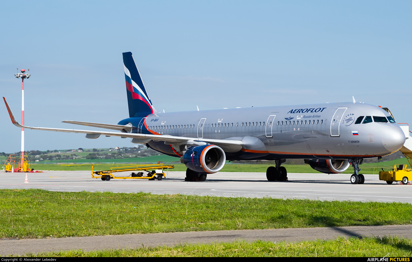 Aeroflot VP-BAV aircraft at Anapa Airport