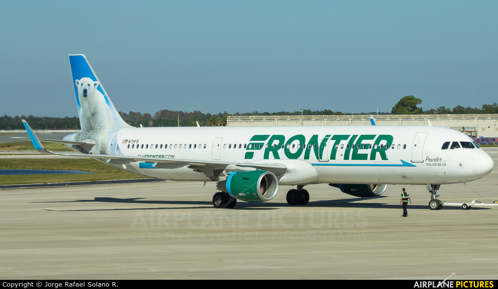 Frontier Airlines N711FR aircraft at Orlando Intl