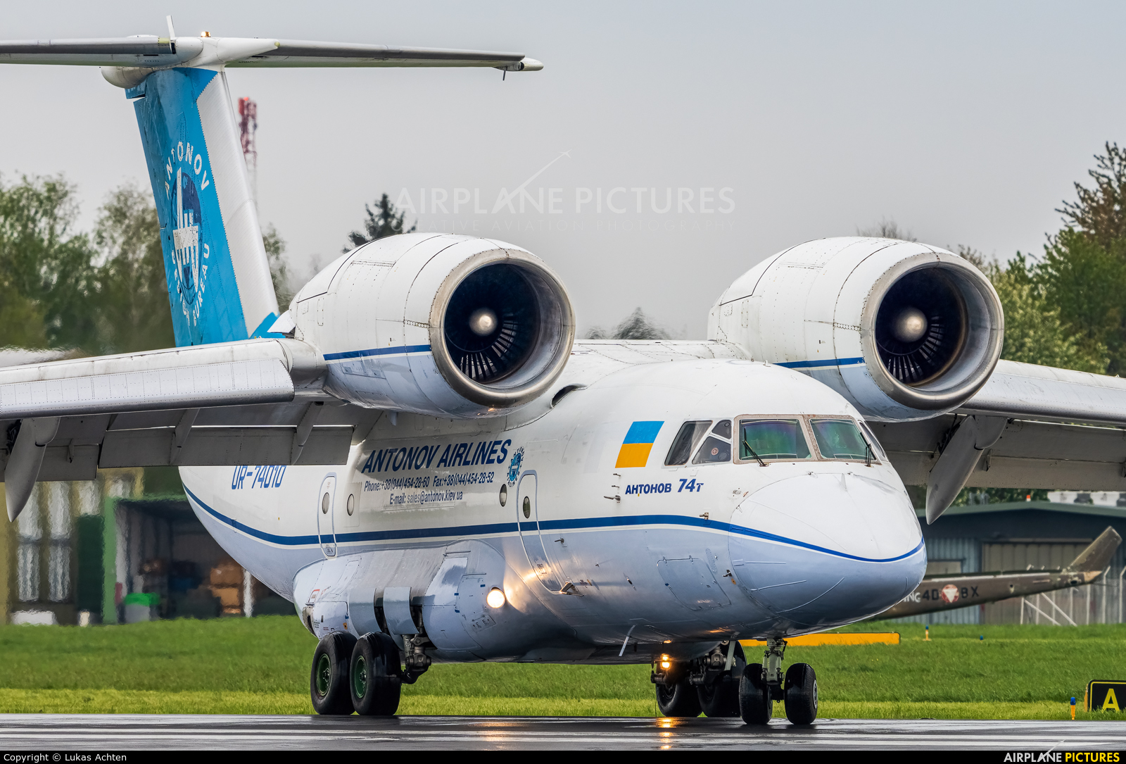 Antonov Airlines /  Design Bureau UR-74010 aircraft at Linz