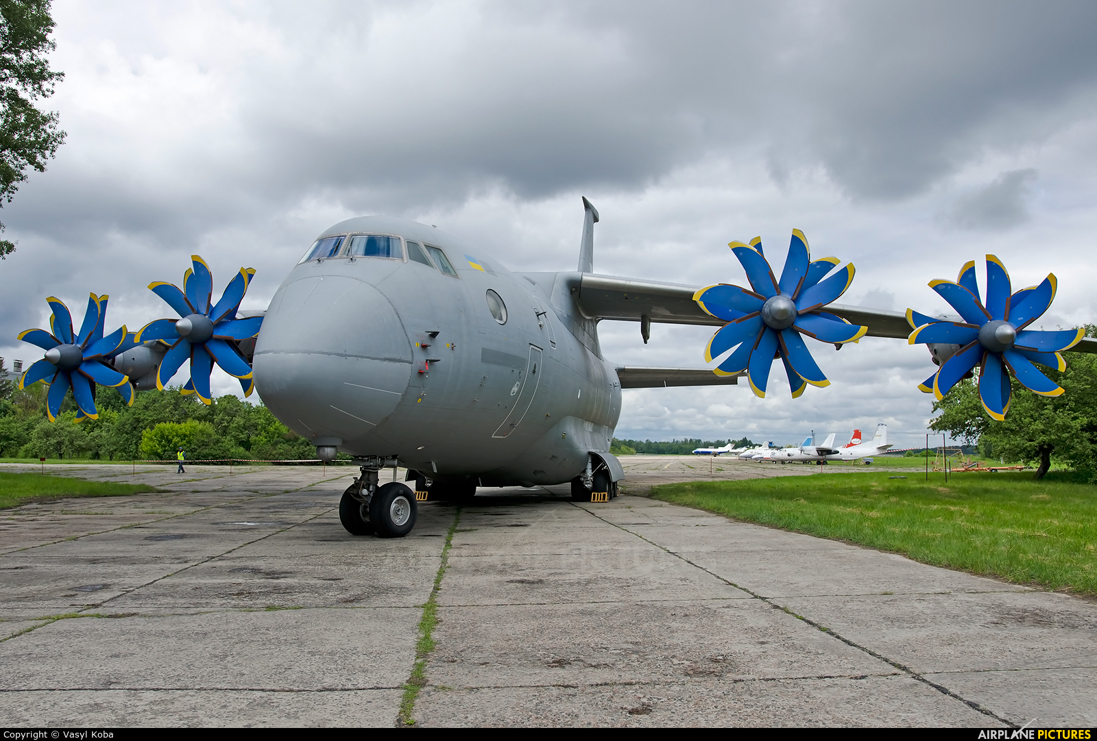 Ukraine - Air Force 02 BLUE aircraft at Kyiv - Svyatoshino