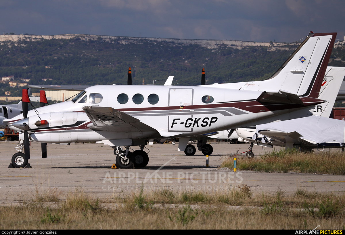 Private F-GKSP aircraft at Marseille Provence