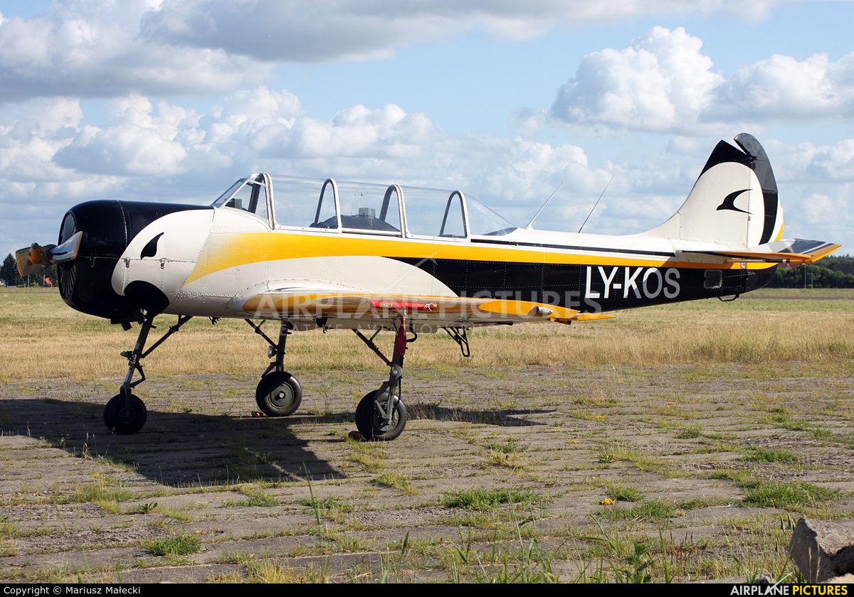 Private LY-KOS aircraft at Olsztyn-Dajtki