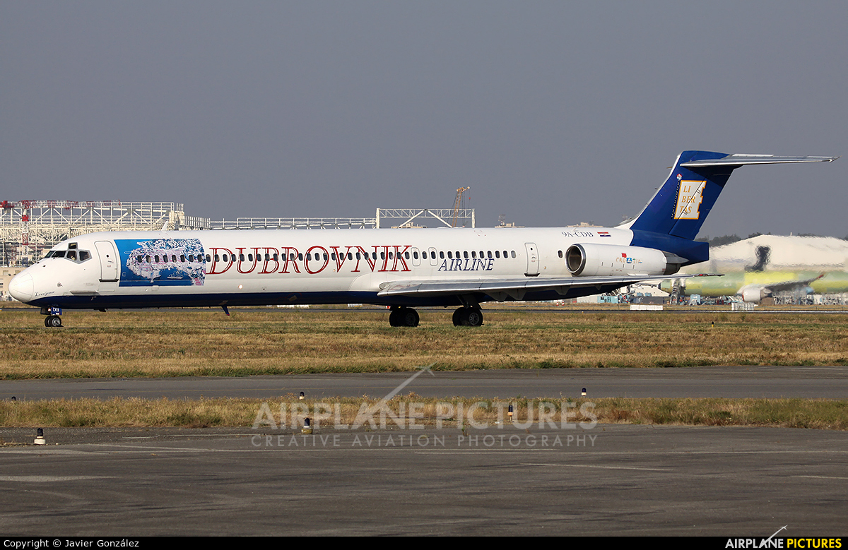 Dubrovnik Airline 9A-CDB aircraft at Toulouse - Blagnac