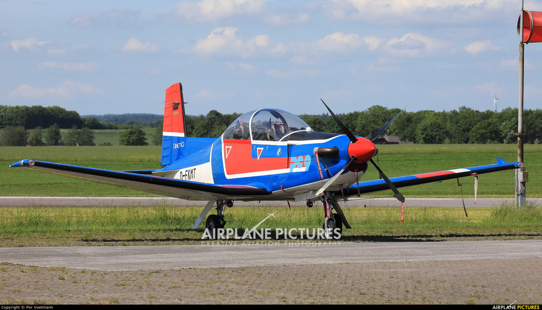 QinetiQ D-FKMT aircraft at Randers Flyveplads