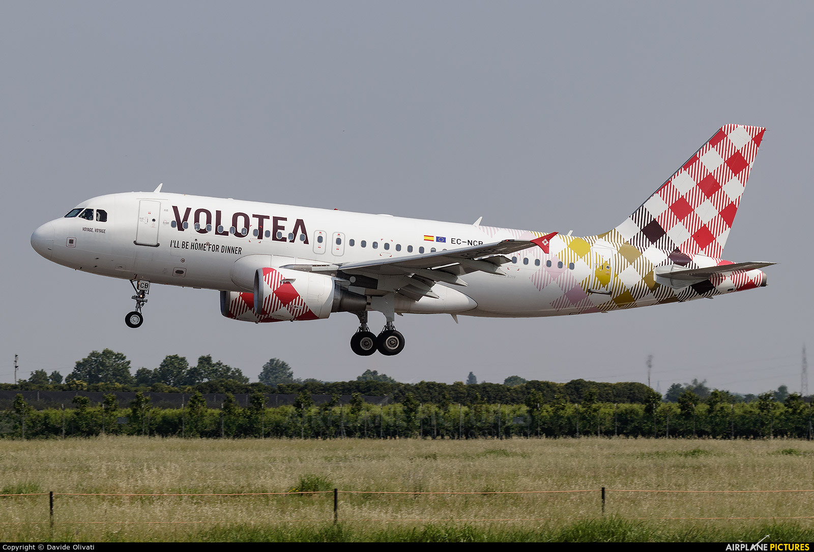 Volotea Airlines EC-NBC aircraft at Verona - Villafranca