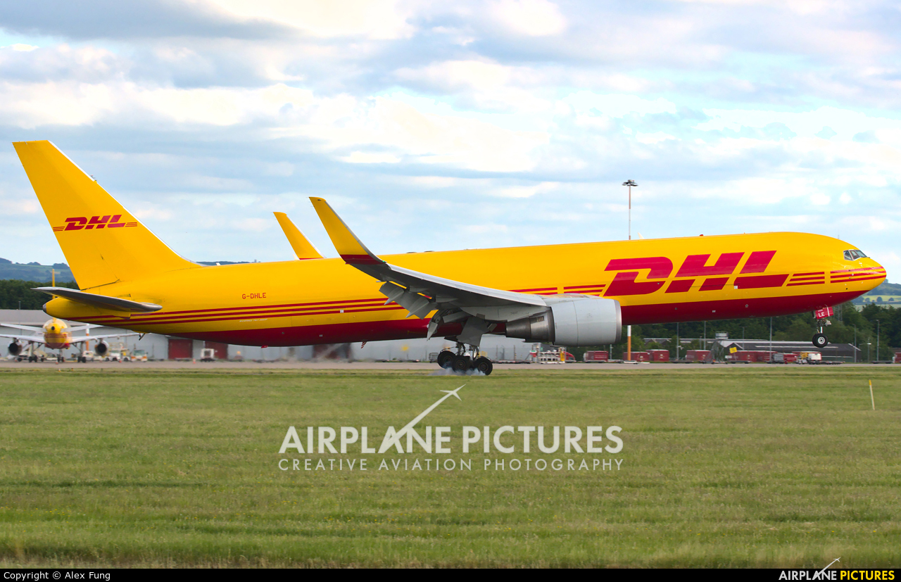 DHL Cargo G-DHLE aircraft at East Midlands