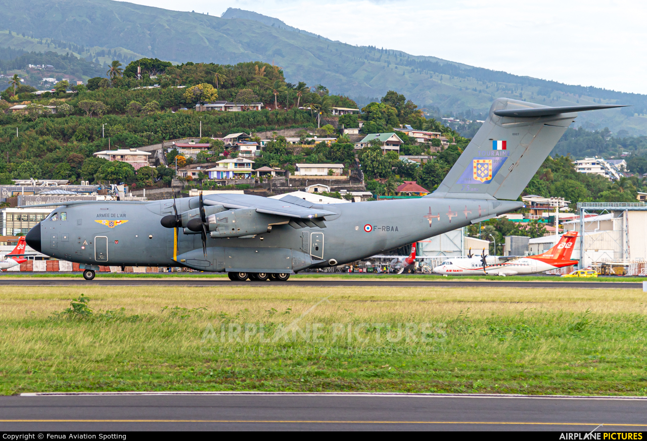 France - Air Force F-RBAA aircraft at Tahiti Faa'a International Airport