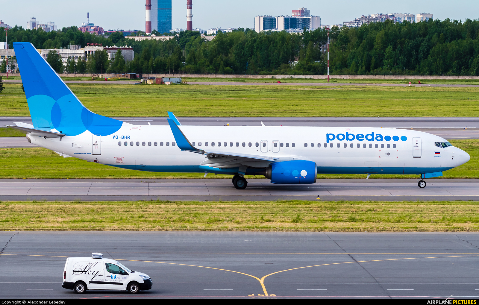Pobeda VQ-BHR aircraft at St. Petersburg - Pulkovo
