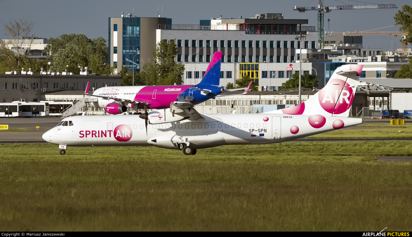 Sprint Air SP-SPN aircraft at Warsaw - Frederic Chopin