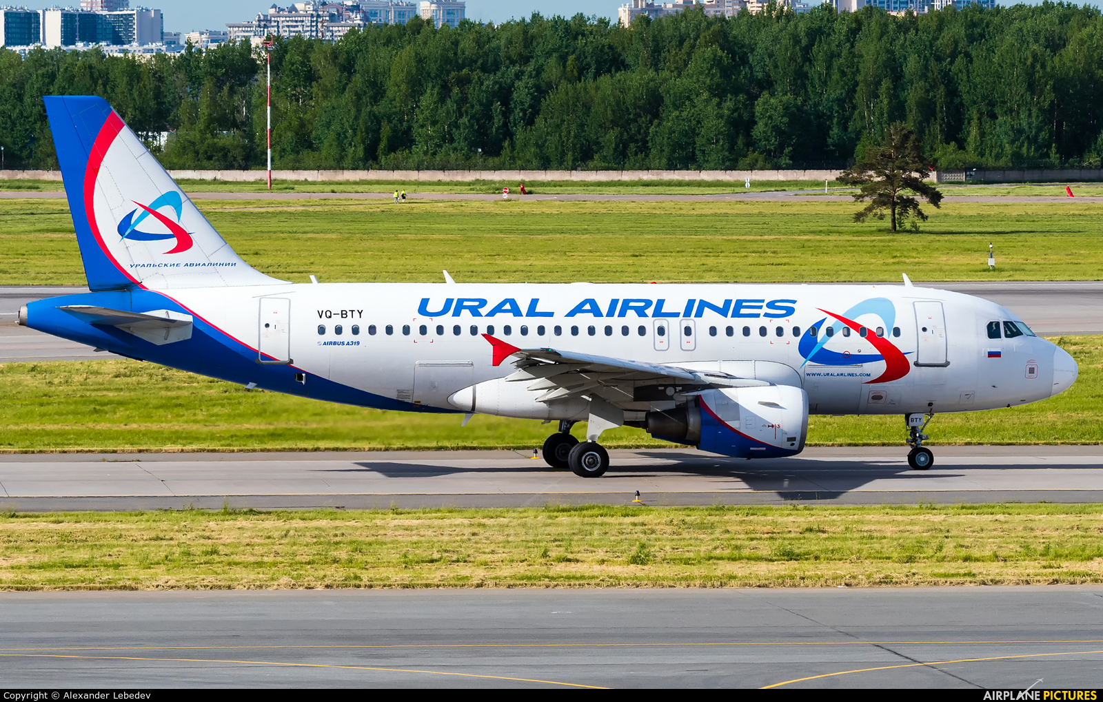 Ural Airlines VQ-BTY aircraft at St. Petersburg - Pulkovo