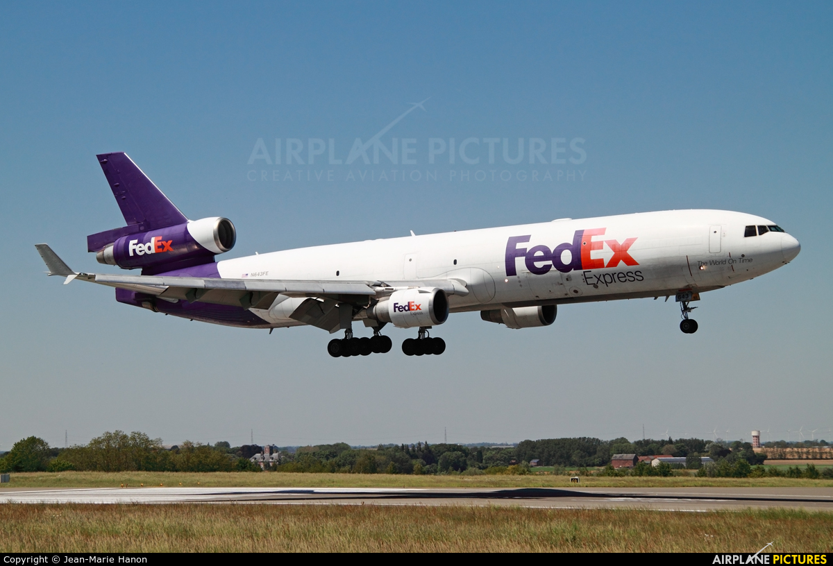 FedEx Federal Express N643FE aircraft at Liège-Bierset