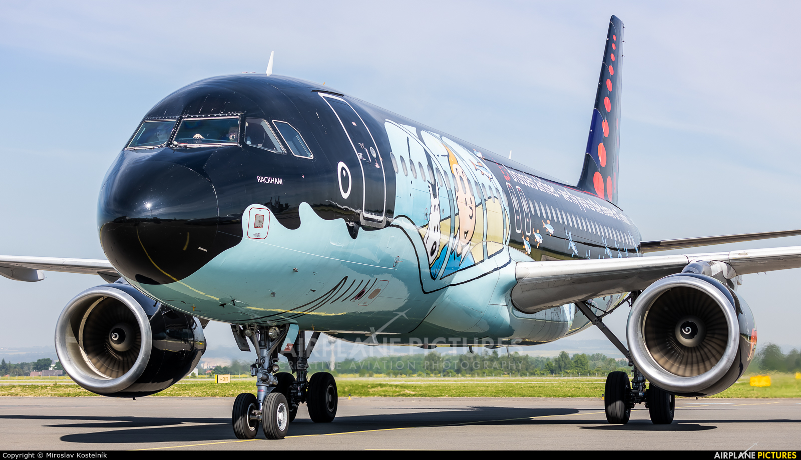 Brussels Airlines OO-SNB aircraft at Ostrava Mošnov