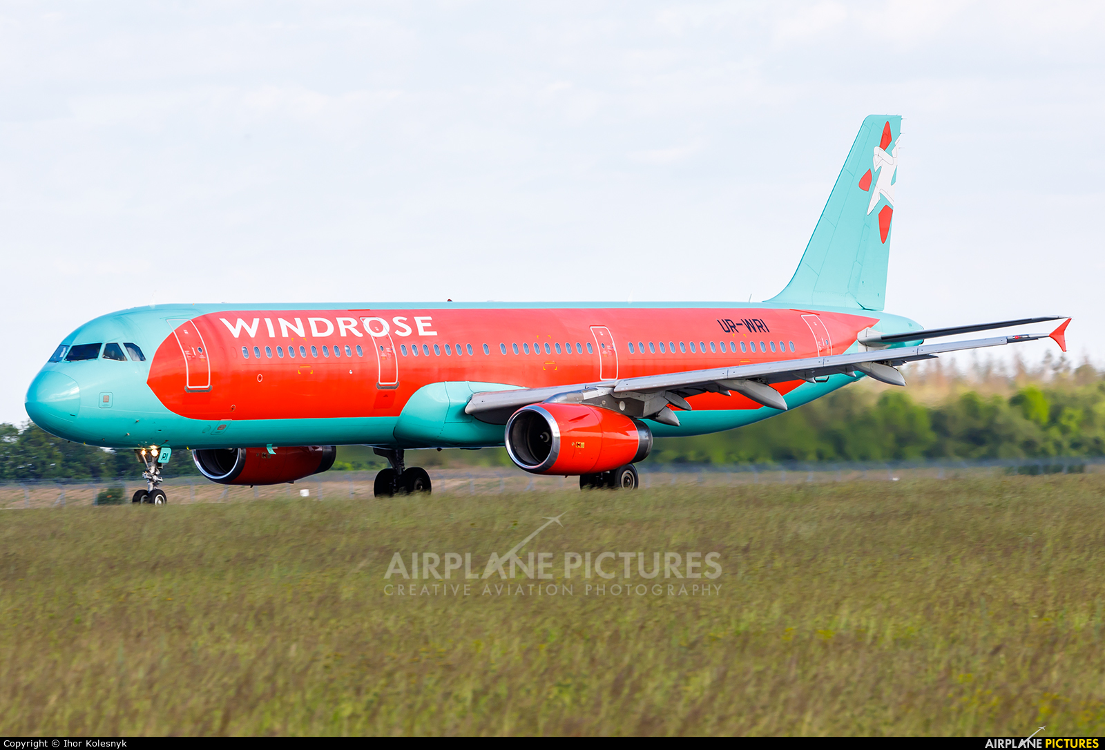 Windrose Air UR-WRI aircraft at Kyiv - Borispol