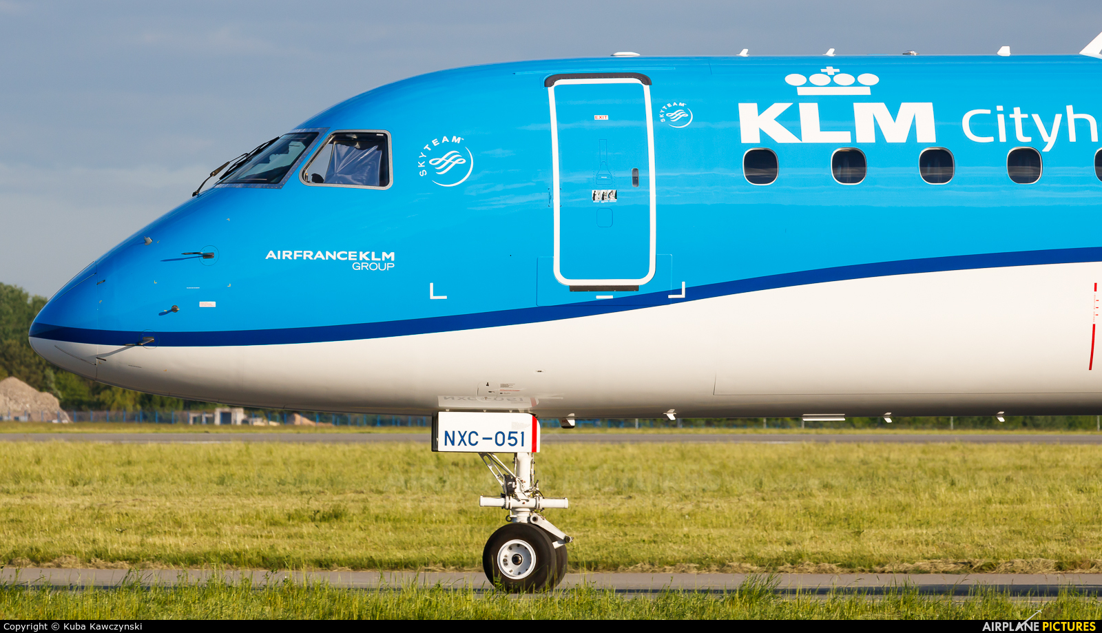 KLM Cityhopper PH-NXC aircraft at Warsaw - Frederic Chopin