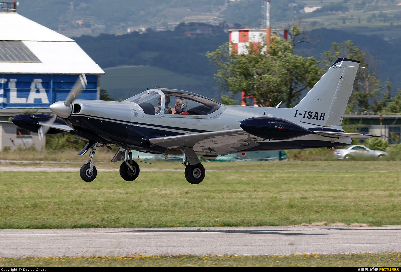 Private I-ISAH aircraft at Verona - Boscomantico
