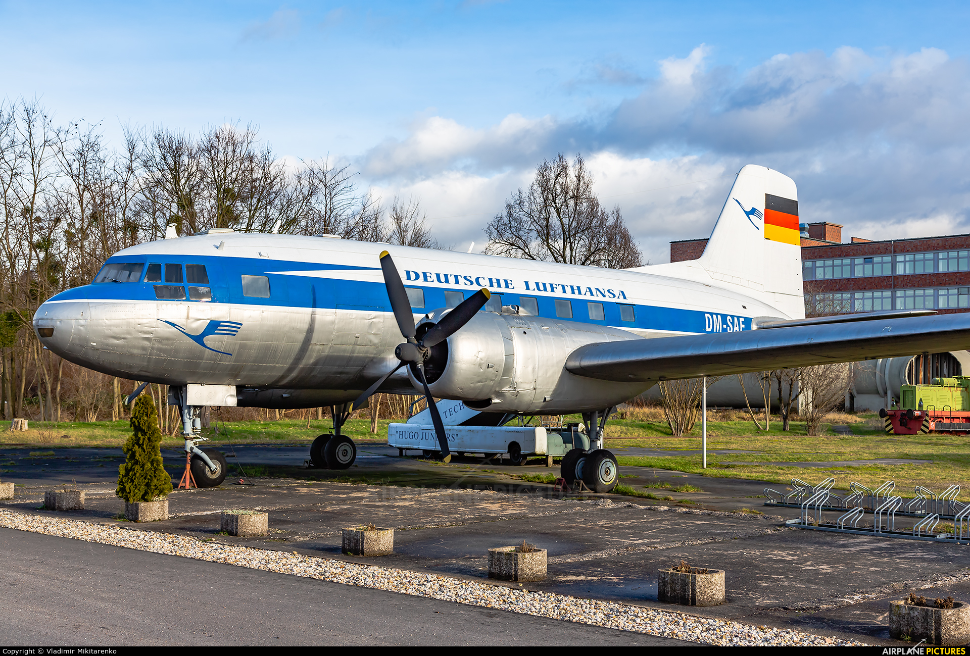 Lufthansa DM-SAF aircraft at Dessau