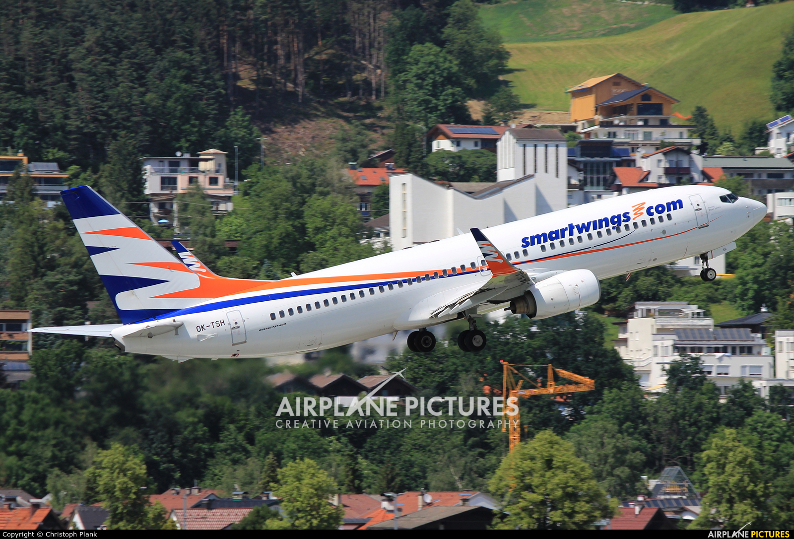 SmartWings OK-TSH aircraft at Innsbruck