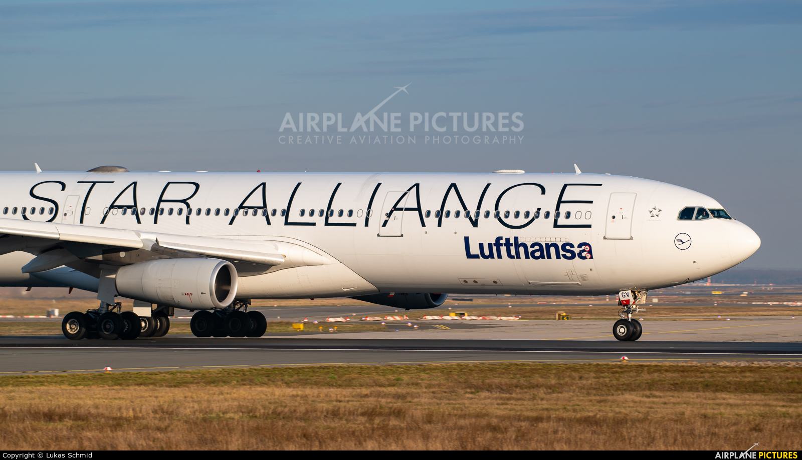 Lufthansa D-AIGV aircraft at Frankfurt