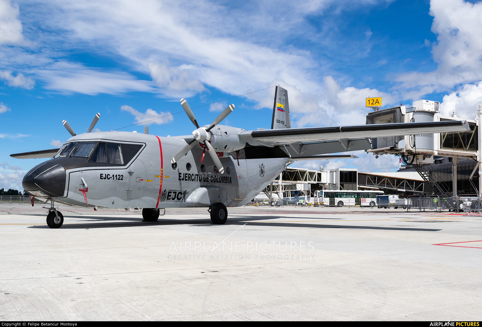 Colombia - Army EJC-1122 aircraft at Medellin - Jose Maria Cordova Intl