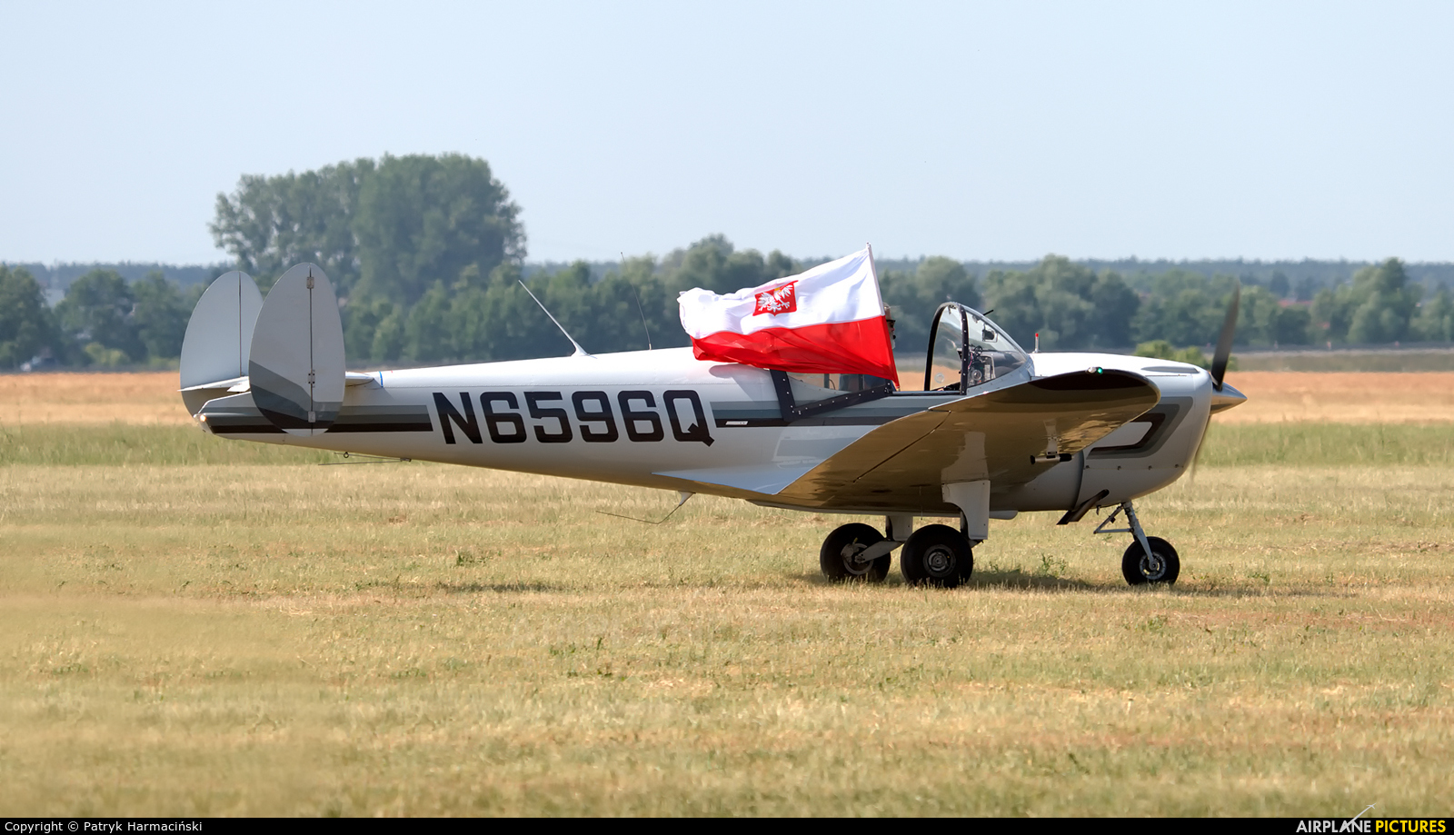 Private N6596Q aircraft at Leszno - Strzyżewice