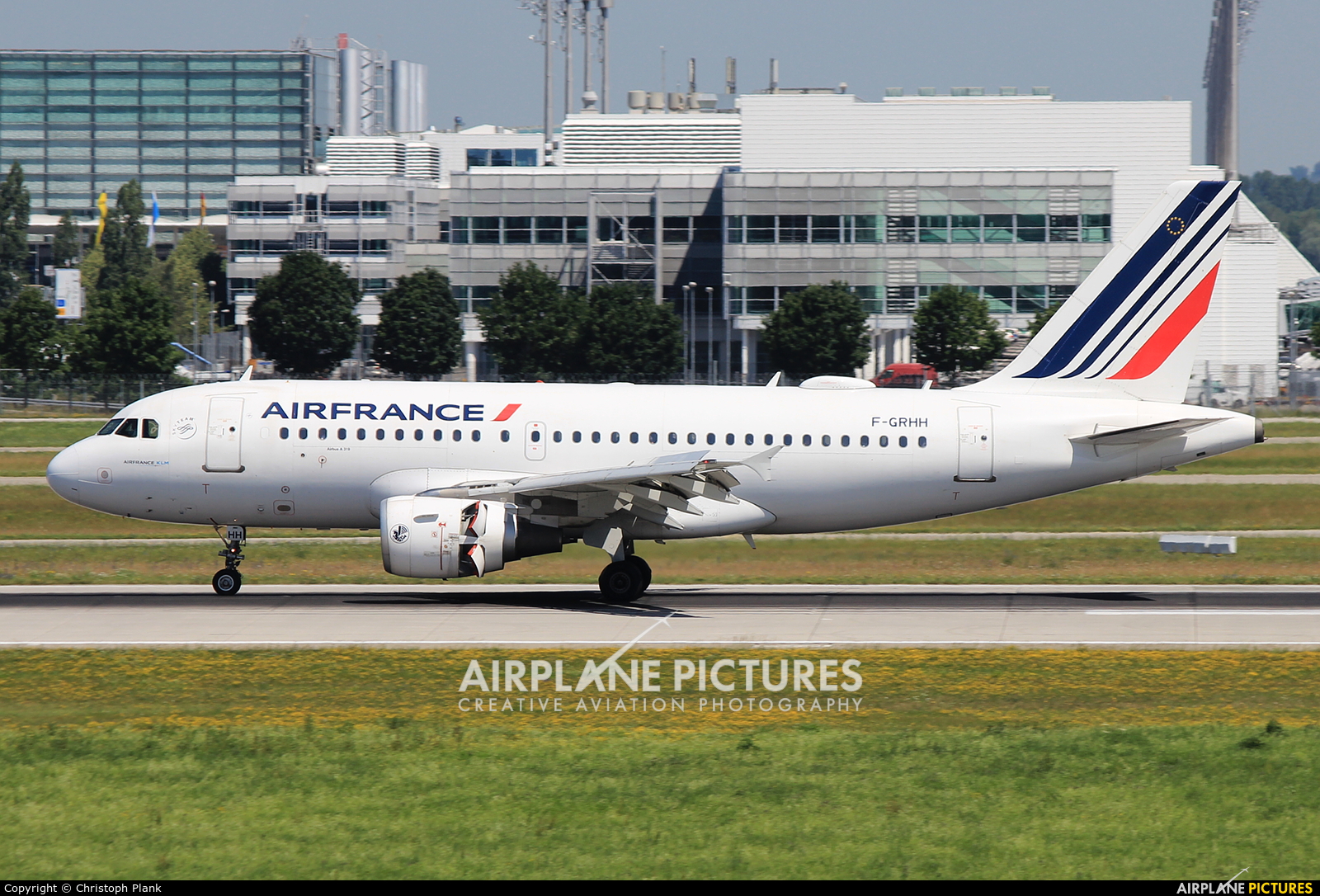 Air France F-GRHH aircraft at Munich