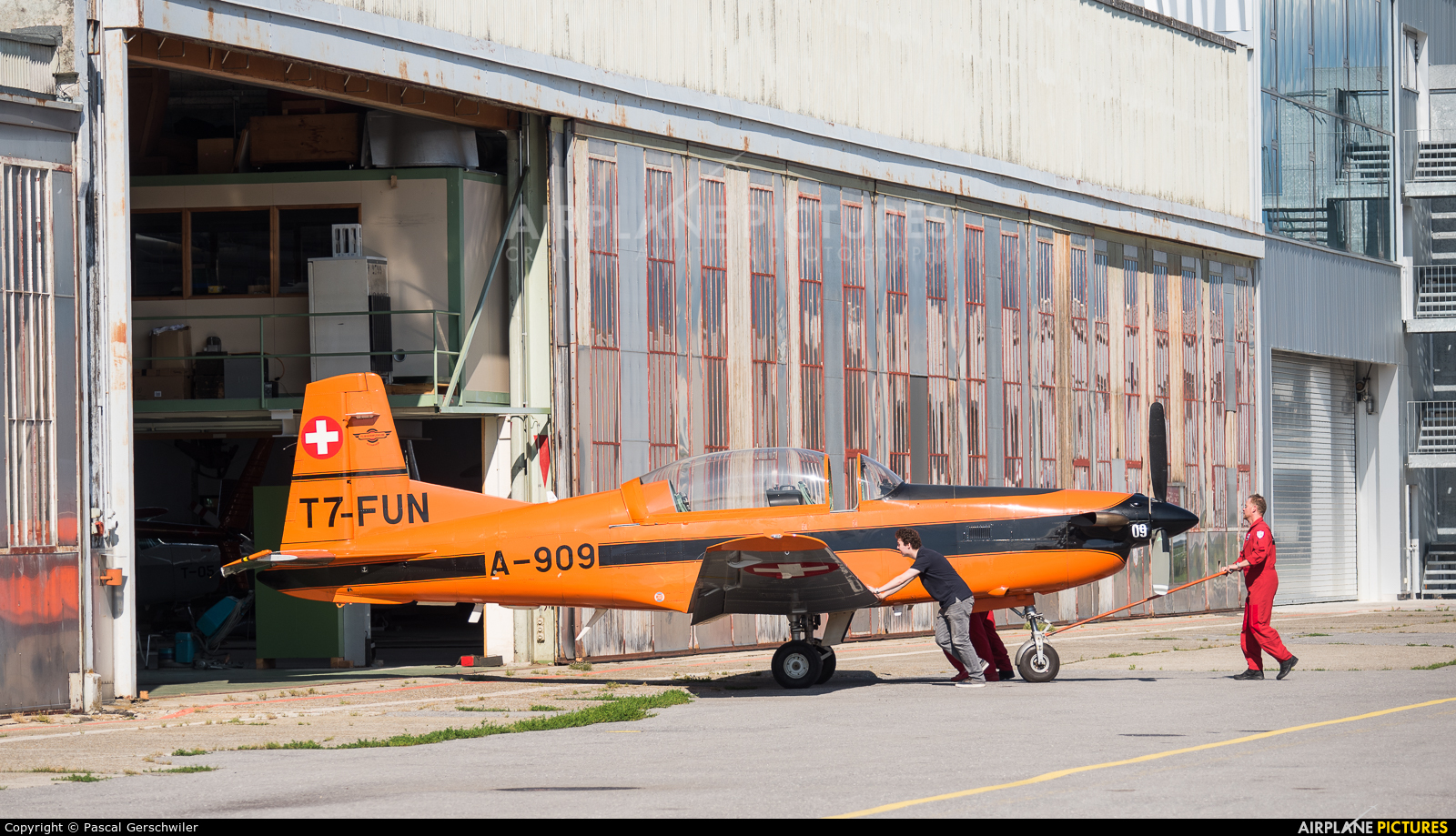 FFA Museum T7-FUN aircraft at St. Gallen - Altenrhein