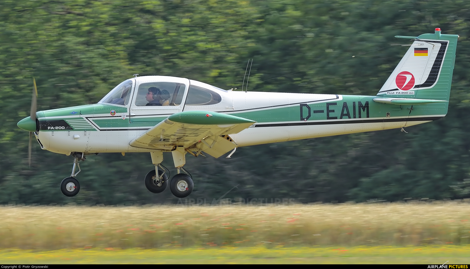 Private D-EAIM aircraft at Bienenfarm