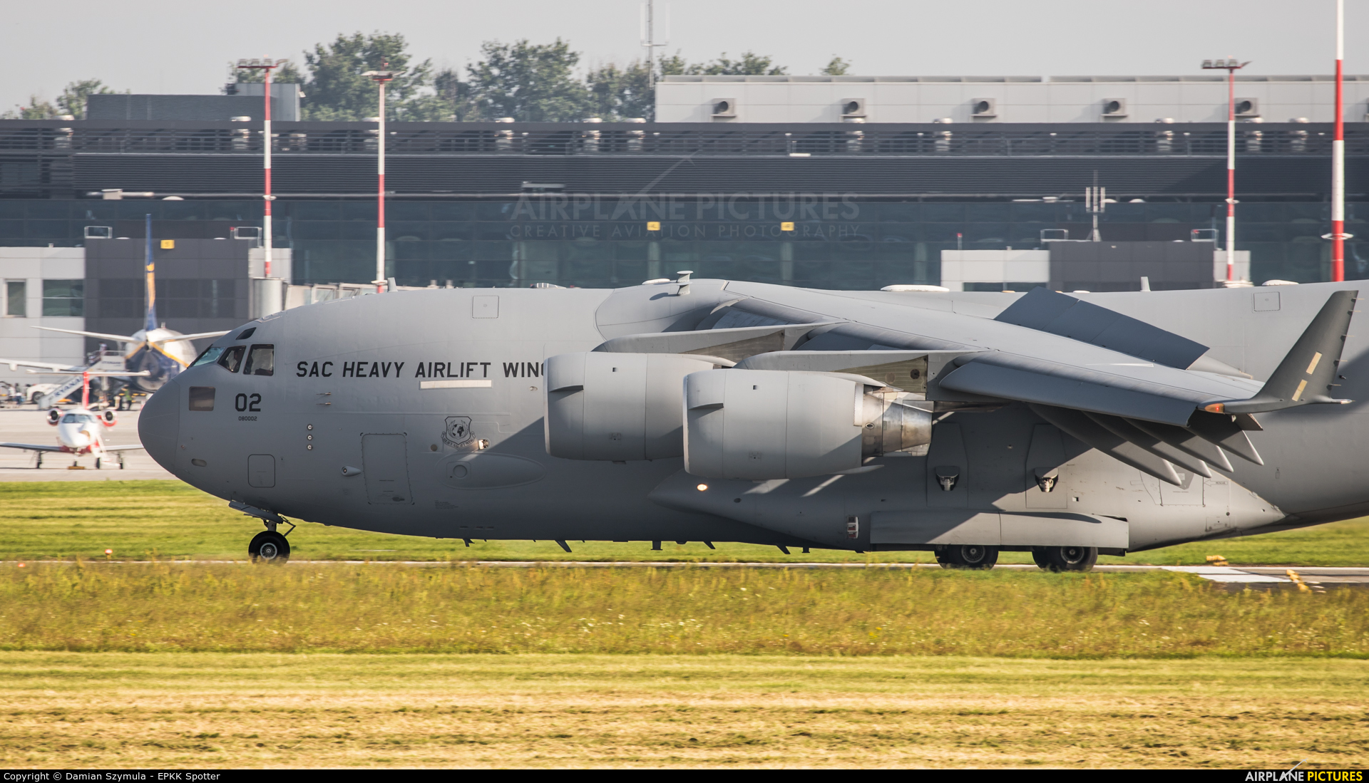 Strategic Airlift Capability NATO 08-0002 aircraft at Kraków - John Paul II Intl