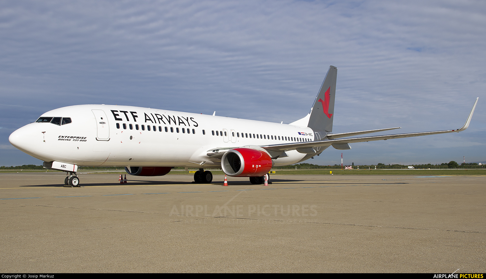 ETF Airways 9A-ABC aircraft at Zagreb