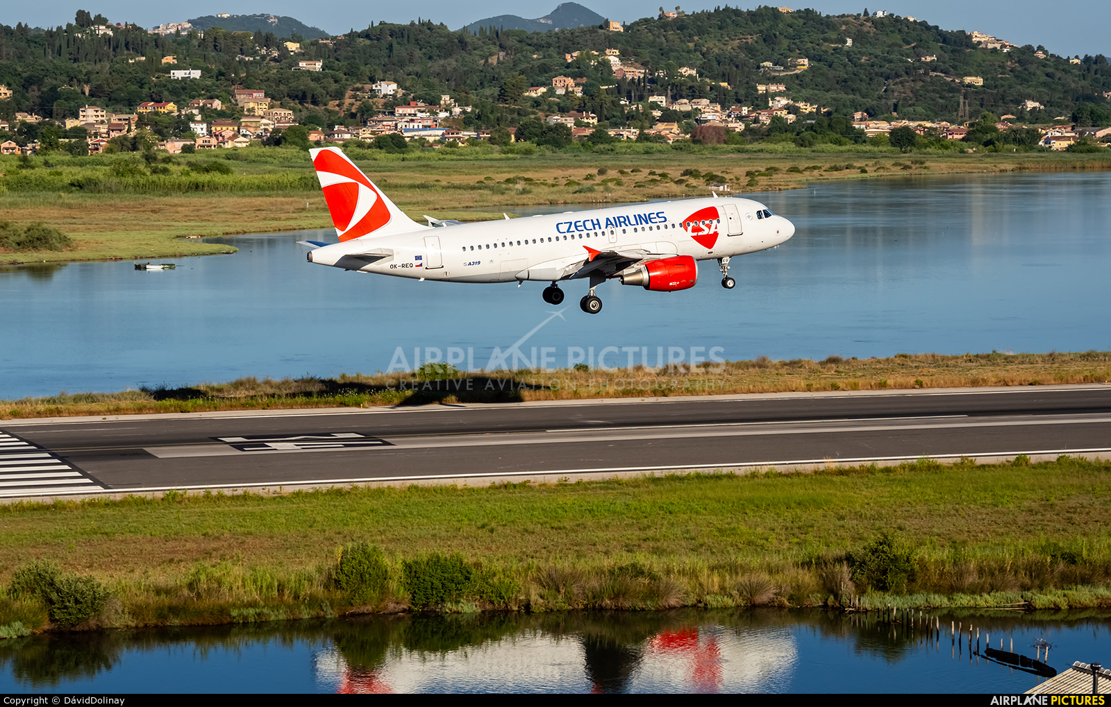 CSA - Czech Airlines OK-REQ aircraft at Corfu - Ioannis Kapodistrias