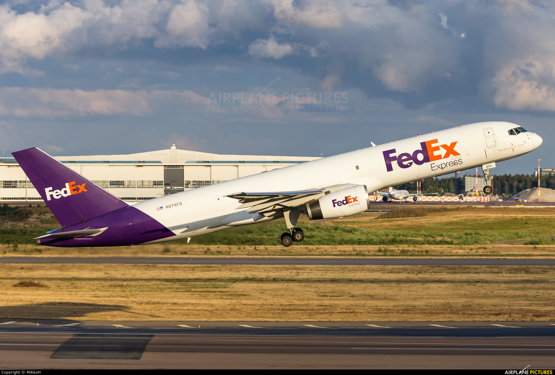FedEx Federal Express N974FD aircraft at Helsinki - Vantaa