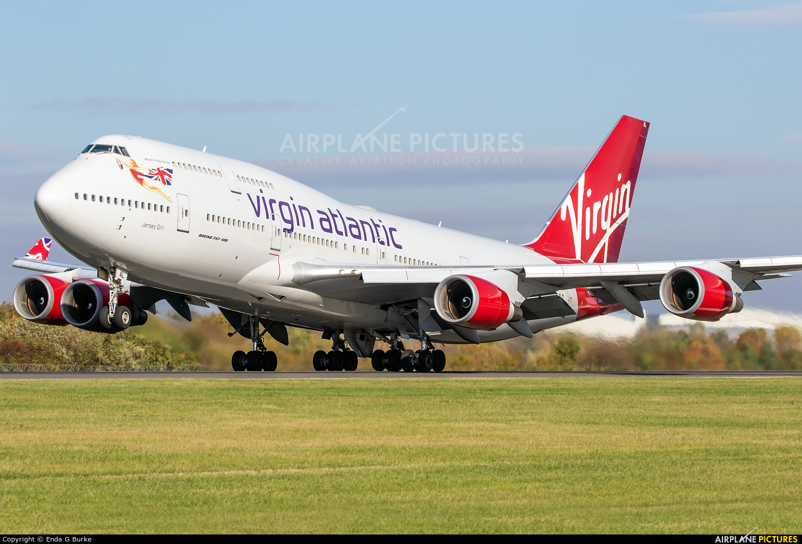 Virgin Atlantic G-VGAL aircraft at Manchester