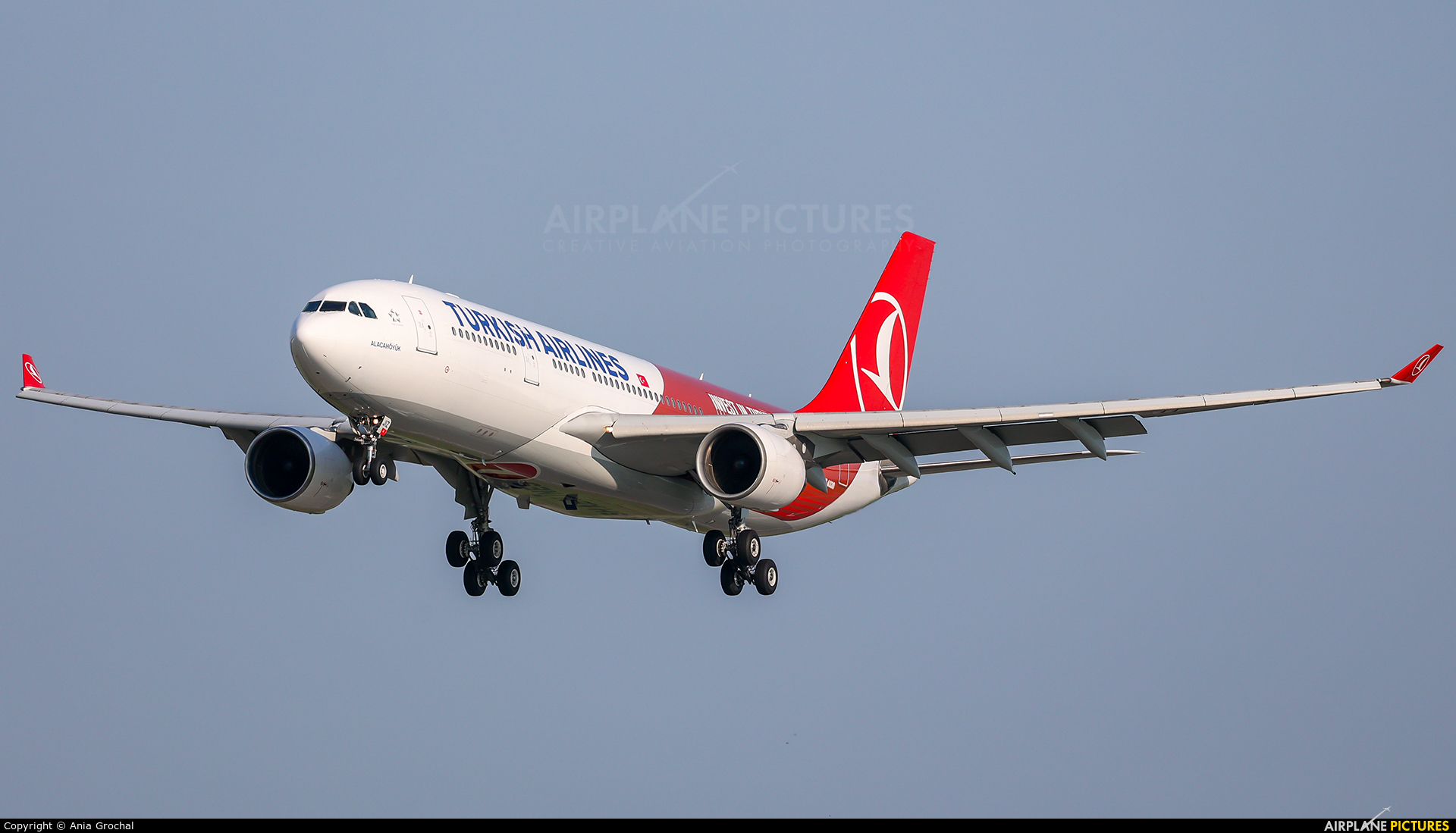 Turkish Airlines TC-JIZ aircraft at Warsaw - Frederic Chopin